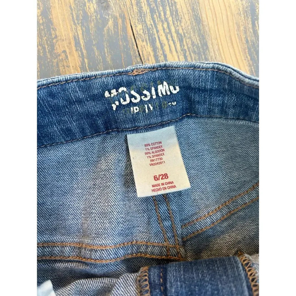 Mossimo Vintage Y2K Denim Distressed Skirt Size 6 - Picture 6 of 8